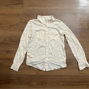 LOFT two colored button up shirt